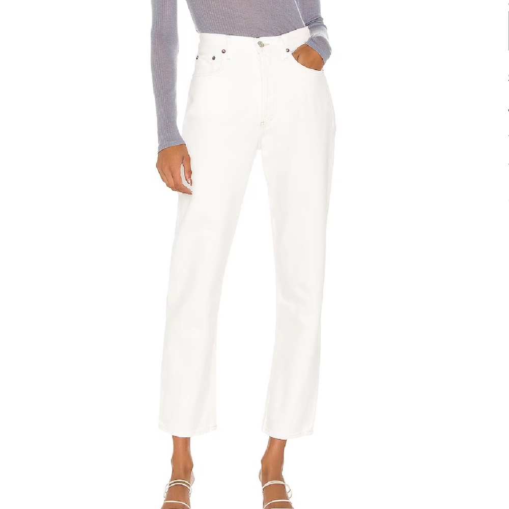 Agolde 90's Pinch Waist Jeans (White)